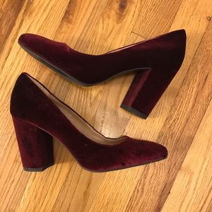 Red Velvet Heels